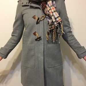 J. Crew Melton Wool Toggle Coat